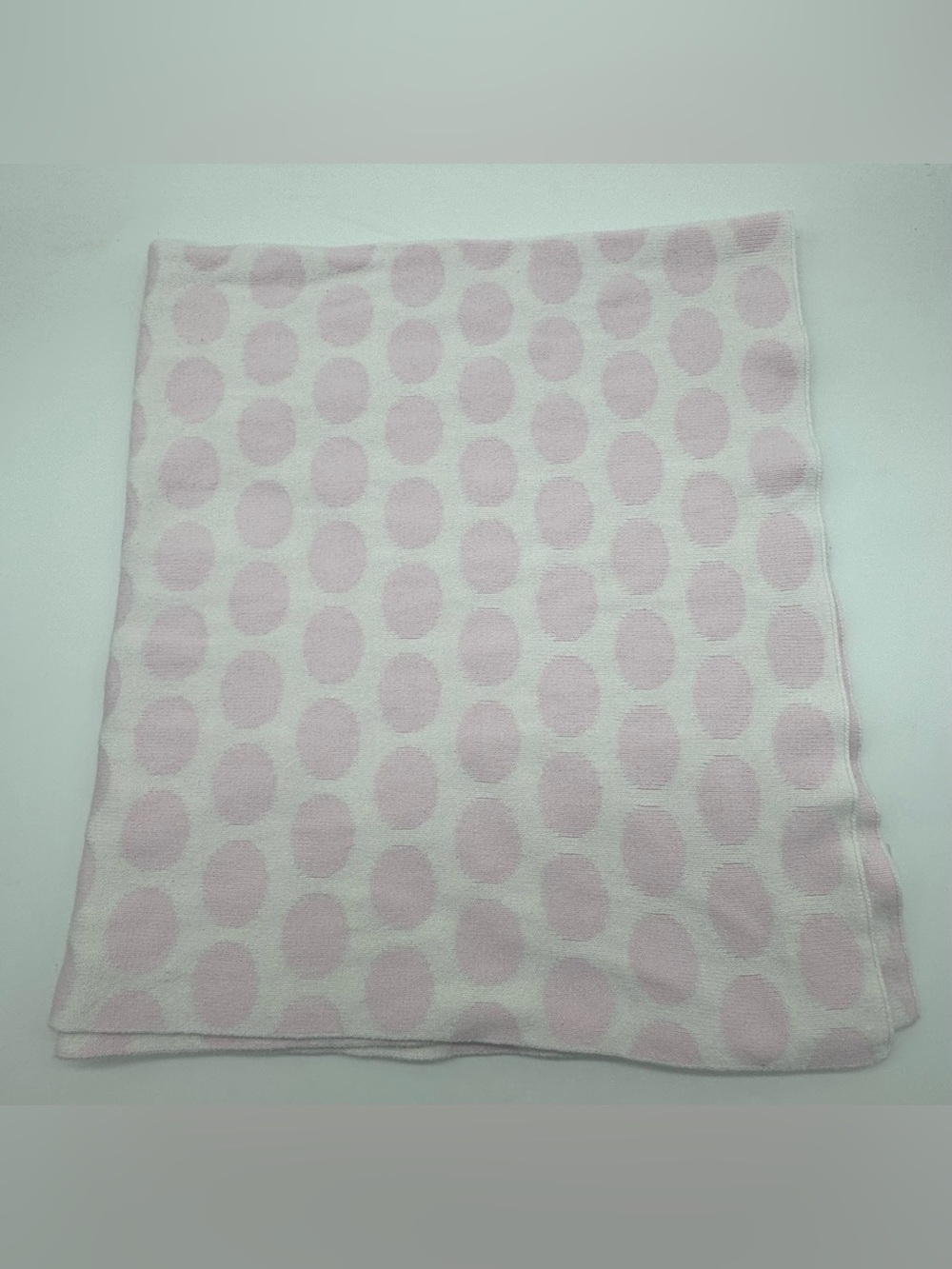 Edgehill Collection Knit Baby Blanket in Geometric Large Polka Dot